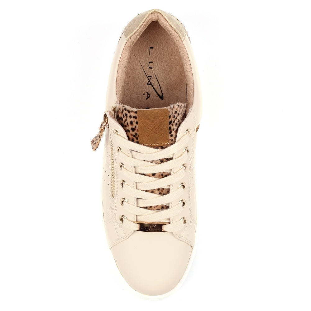 Presley Cream Trainer