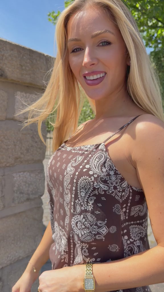Ramse Bandana Print Wide Trousers