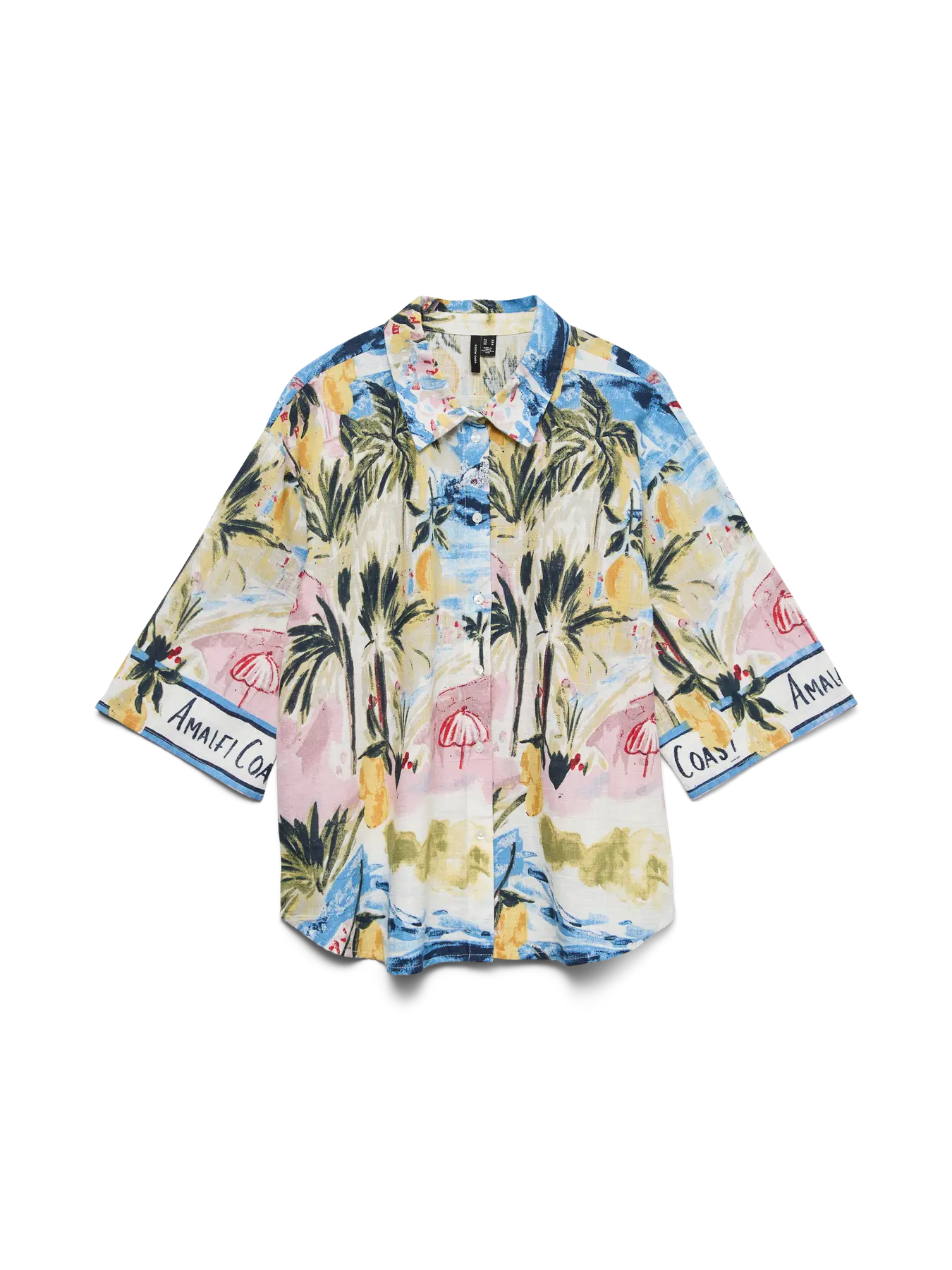 Edith Print resort Shirt - part of co-ord