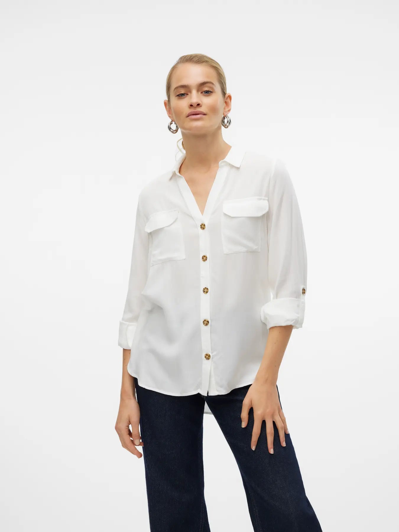 Bumpy White Shirt