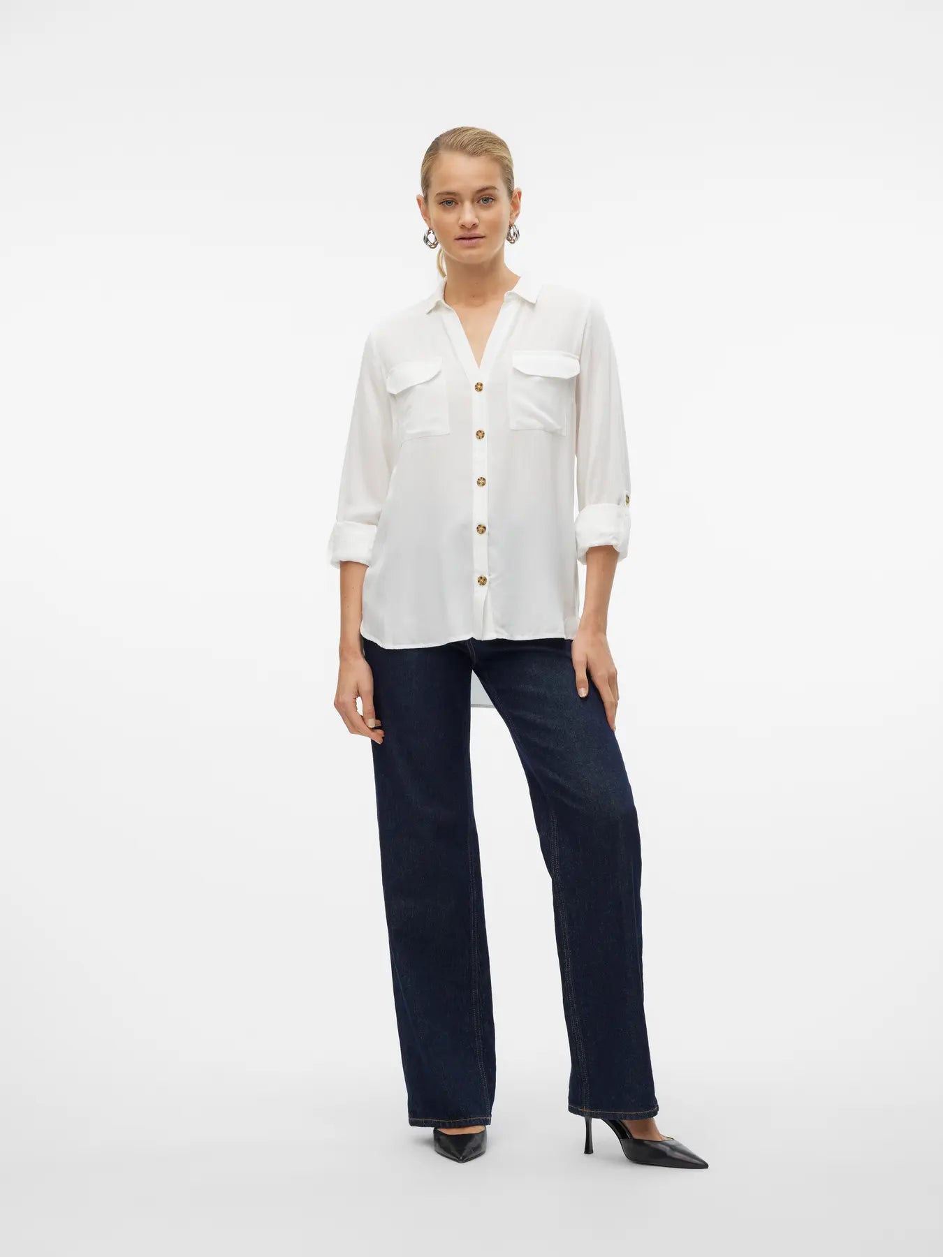 Bumpy White Shirt