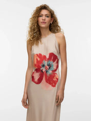 Reba Printed Ankle Length Dress