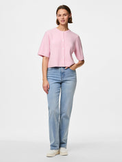 Silly Pink O-neck Knit Cardigan