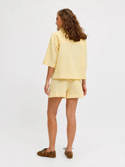 Global Waffle Resort Shirt Yellow