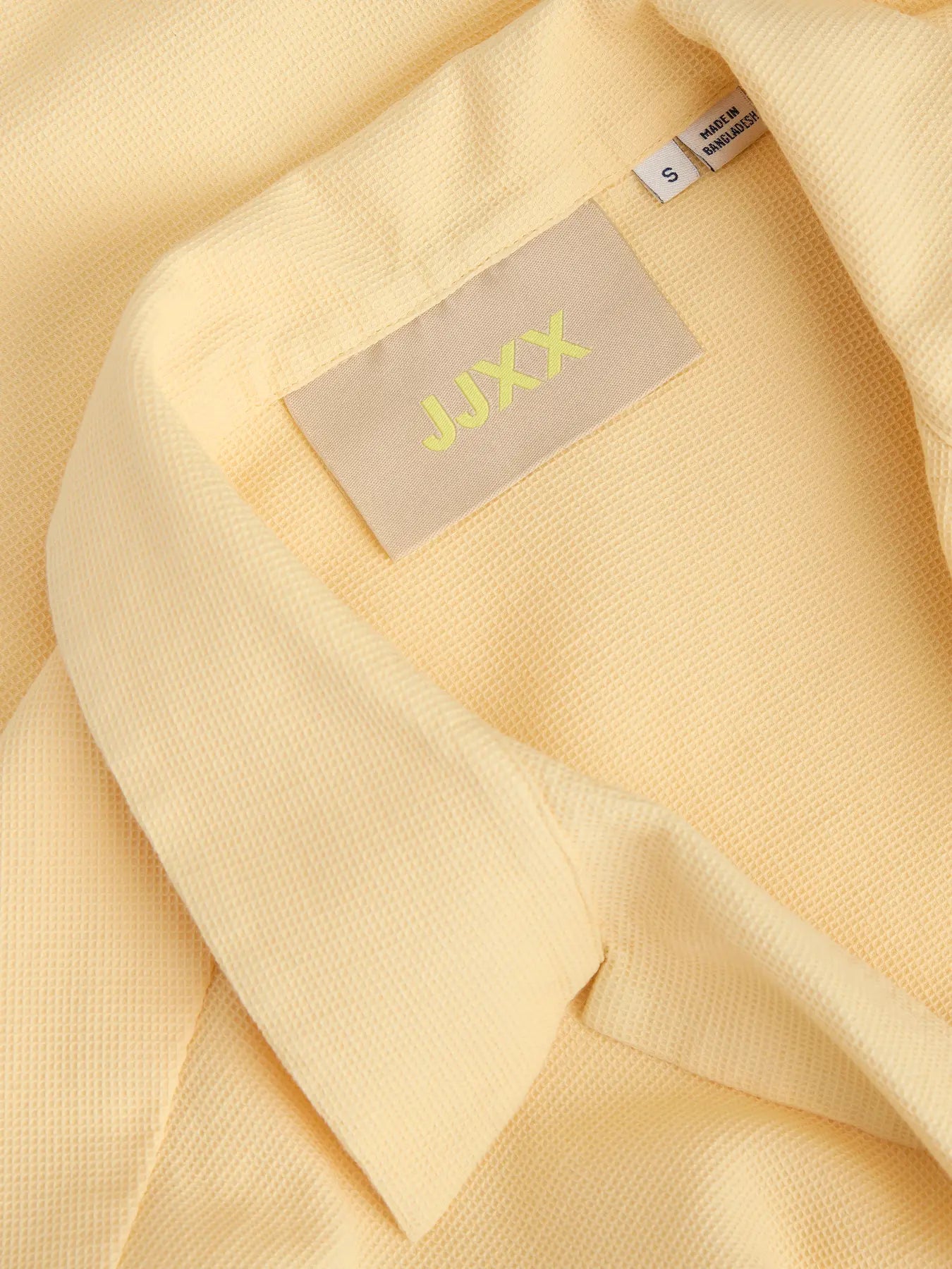 Global Waffle Resort Shirt Yellow