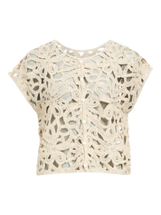 Kristi Crochet Knit Top