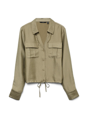 Tioma Green Tie Blouse