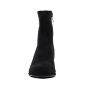 Sage Black Gemstone Encrusted Ankle Boot