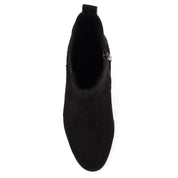 Sage Black Gemstone Encrusted Ankle Boot