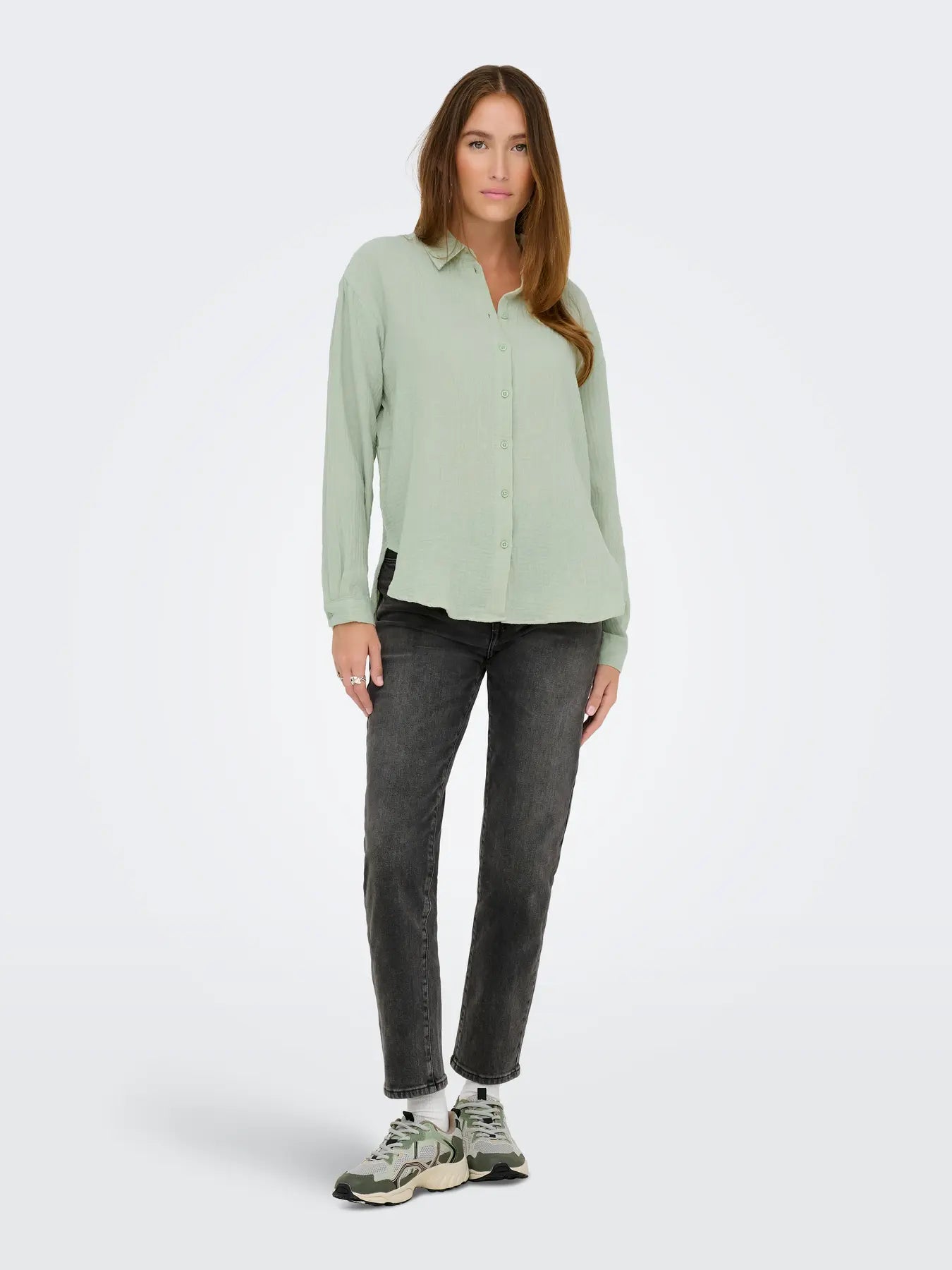 Theis Loose Shirt Green