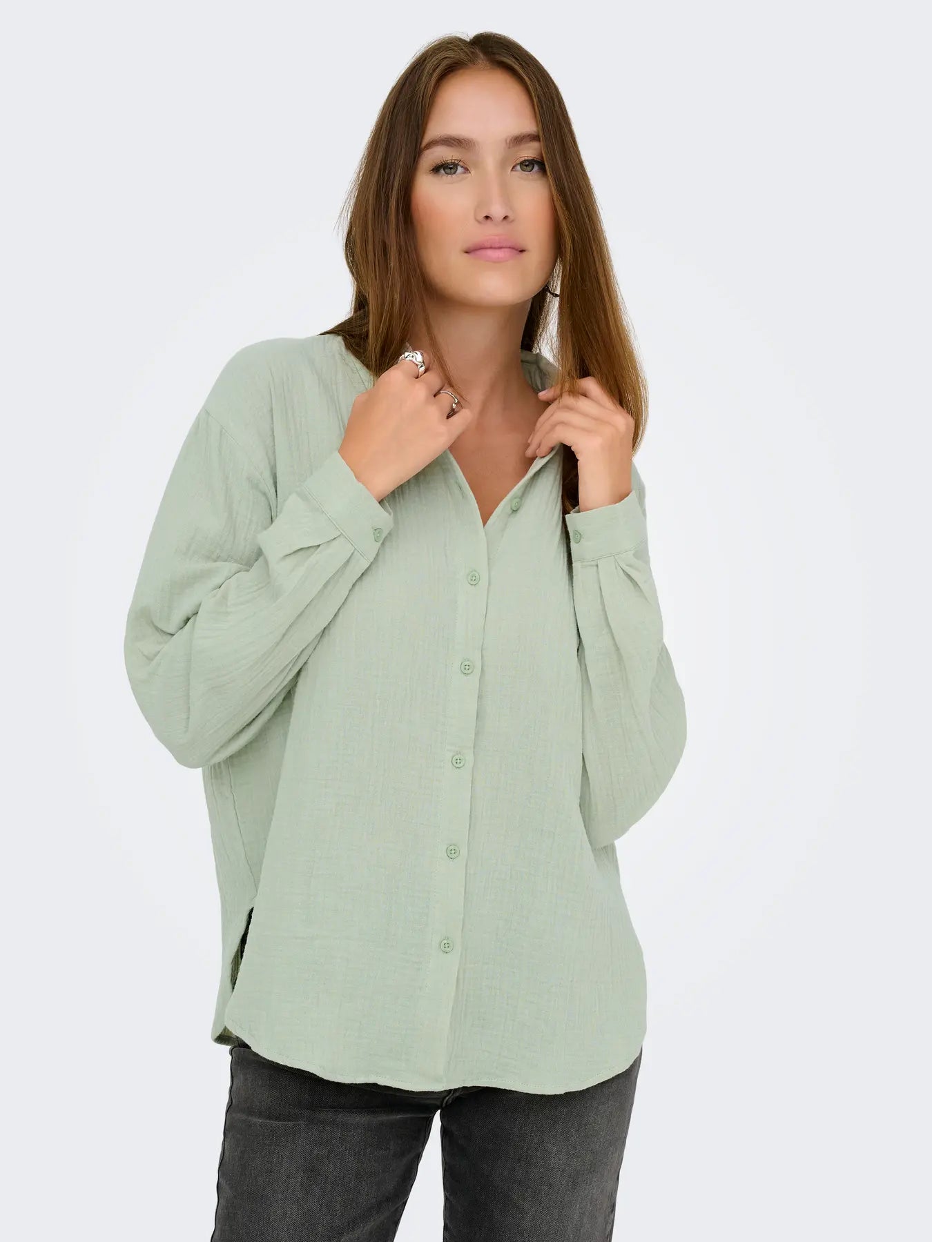 Theis Loose Shirt Green