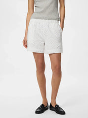Vilde Broderie Anglaise Style Shorts