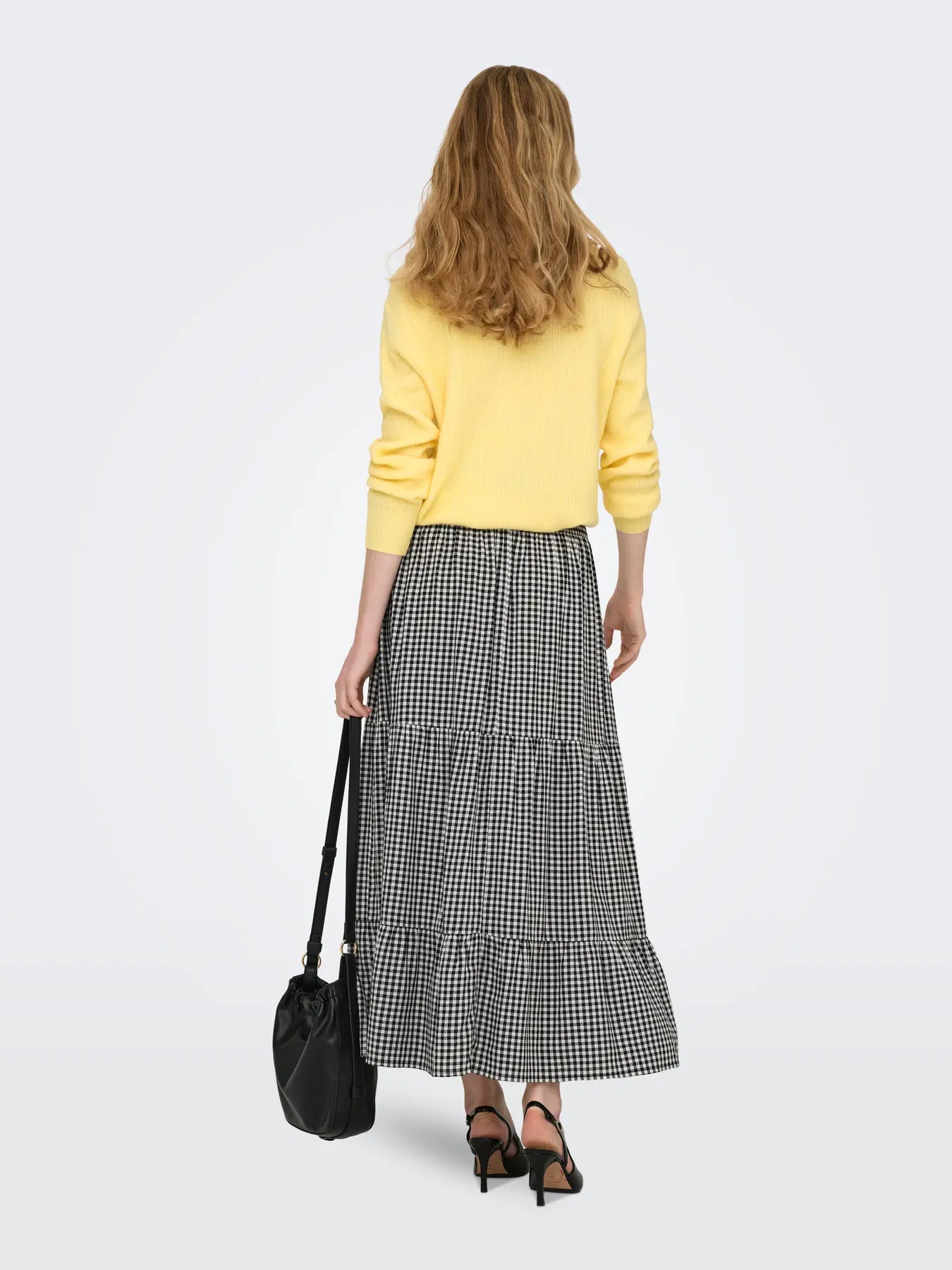 Lucas Checkboard Smock Maxi Skirt