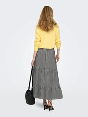 Lucas Checkboard Smock Maxi Skirt