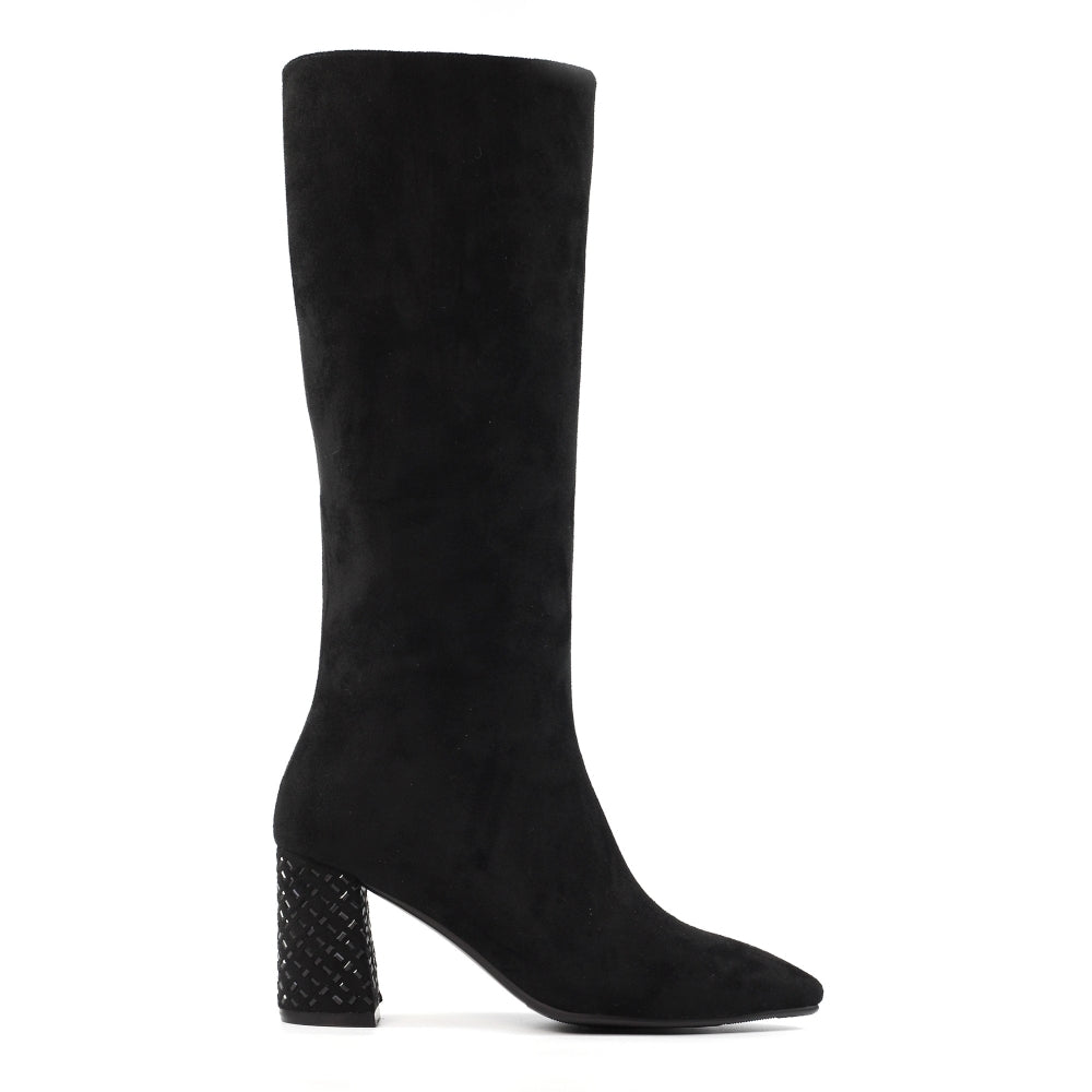 Witham Black Long Boot