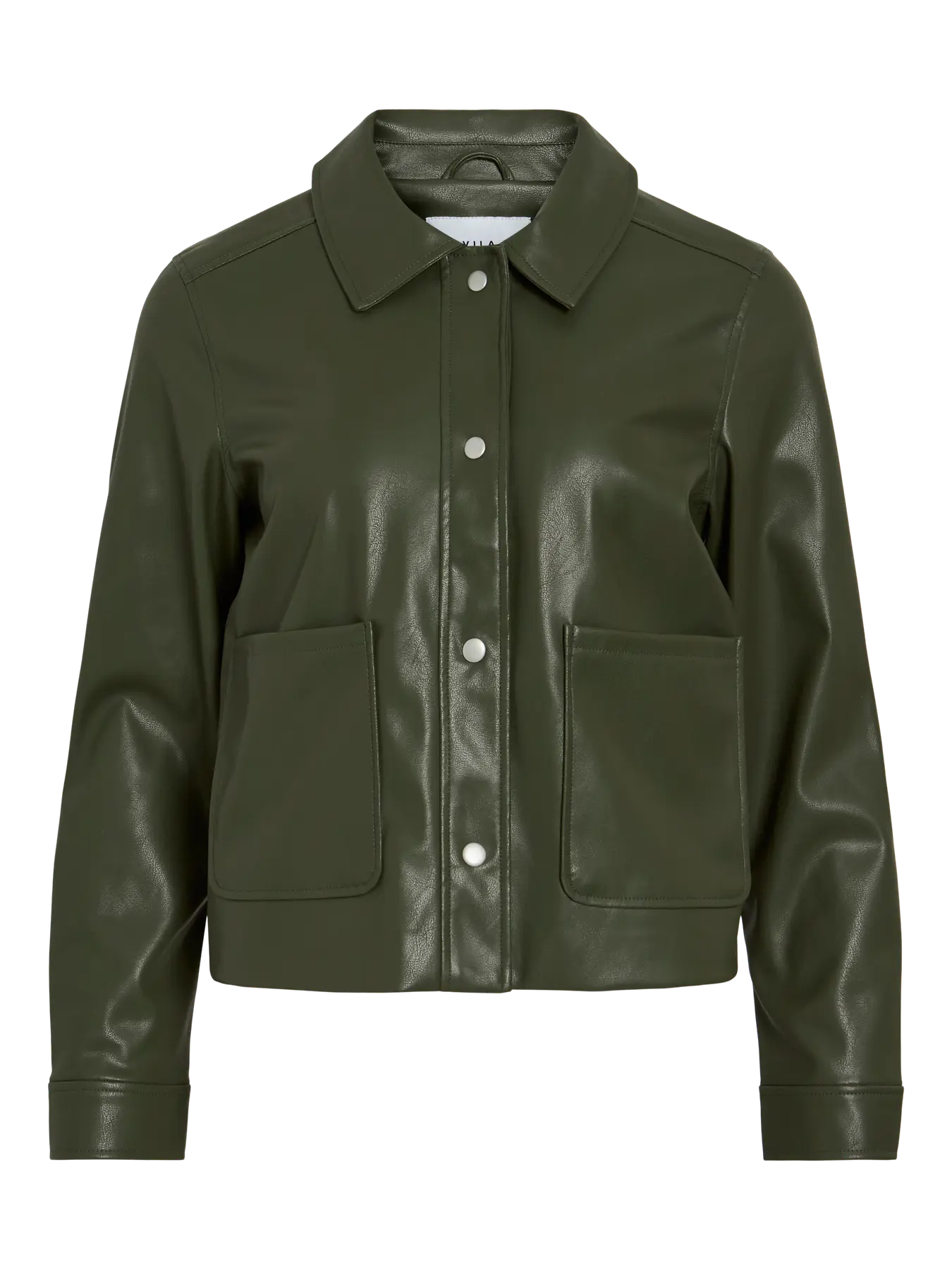 Hellium Khaki PU Jacket