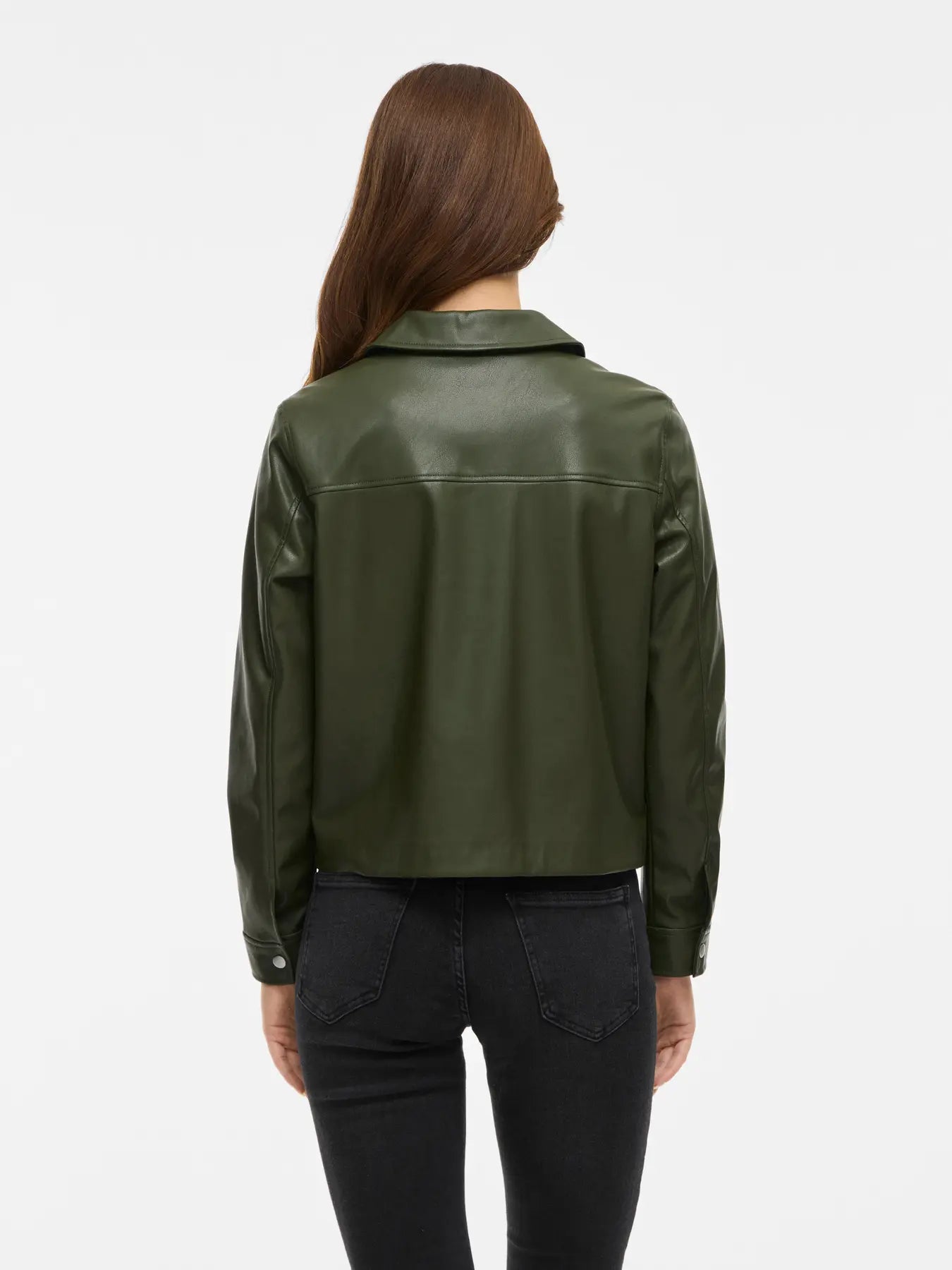 Hellium Khaki PU Jacket