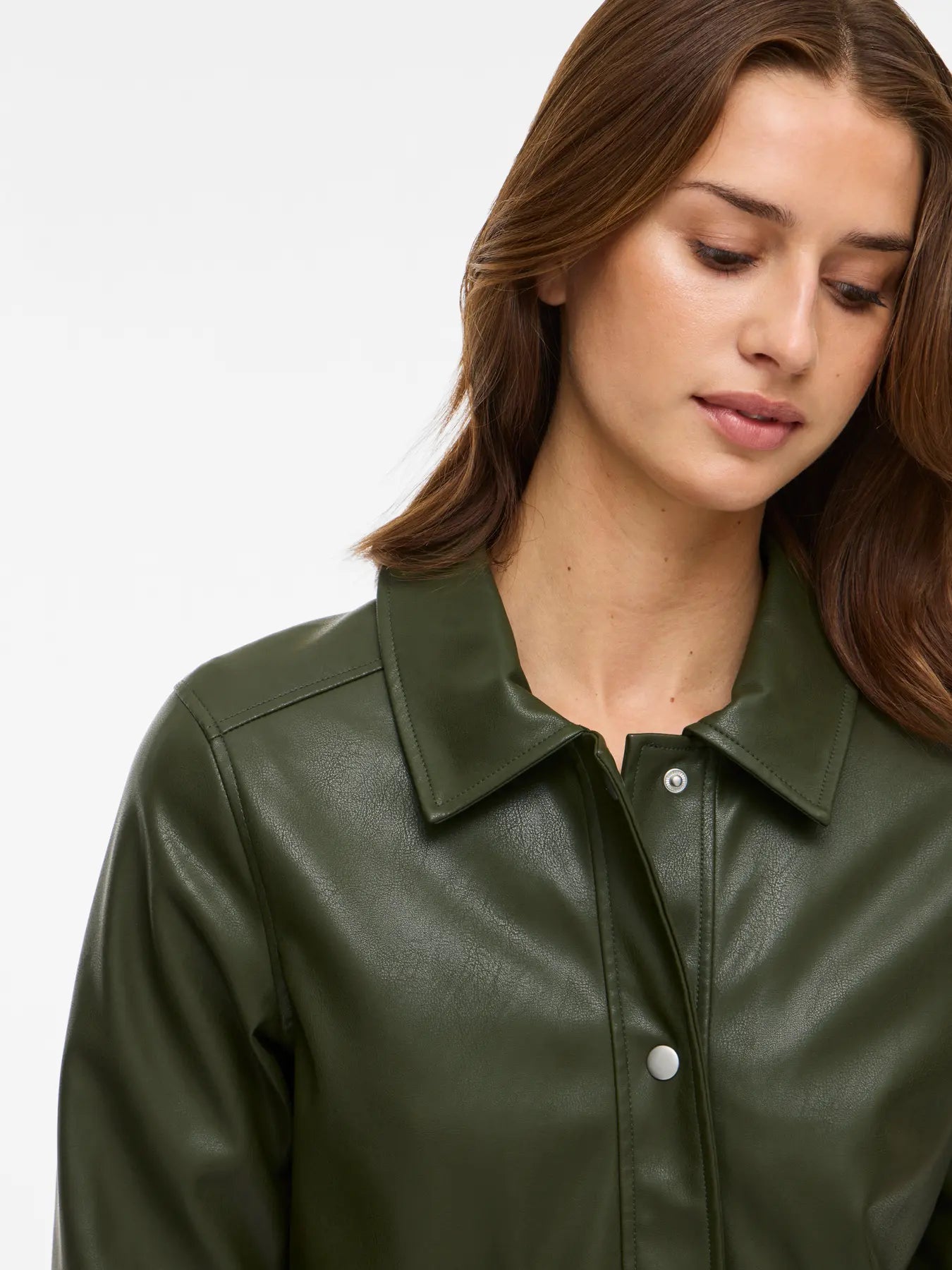 Hellium Khaki PU Jacket