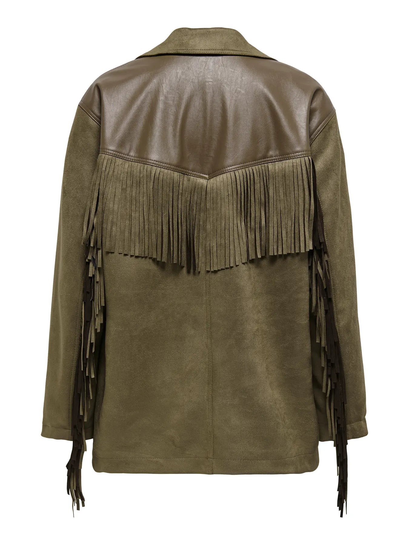 Frange  Faux Suede Fringe Jacket