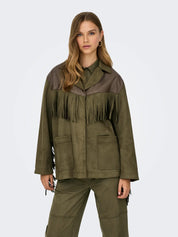Frange  Faux Suede Fringe Jacket