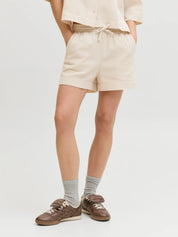 Global Waffle Shorts Cream