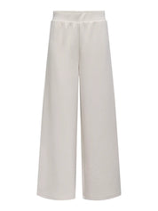 Lounge Cream Wide Leg Sweat Pants