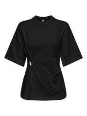 Marie T-shirt with Button Detail